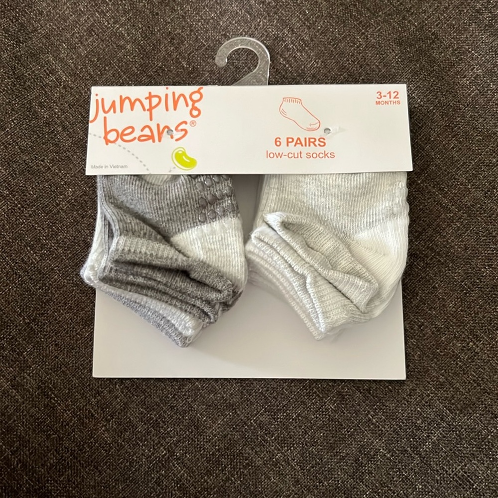 Jumping Beans 6 Pair Sock